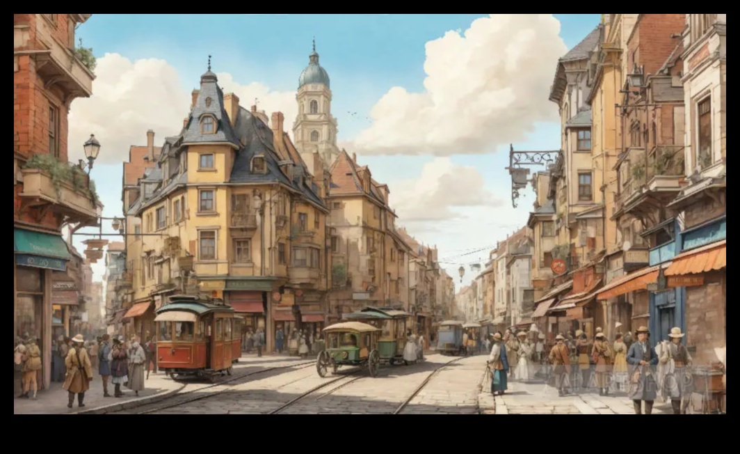 مسارات الترام: التنقل في الشوارع الحضرية بنعمة على السكك الحديدية