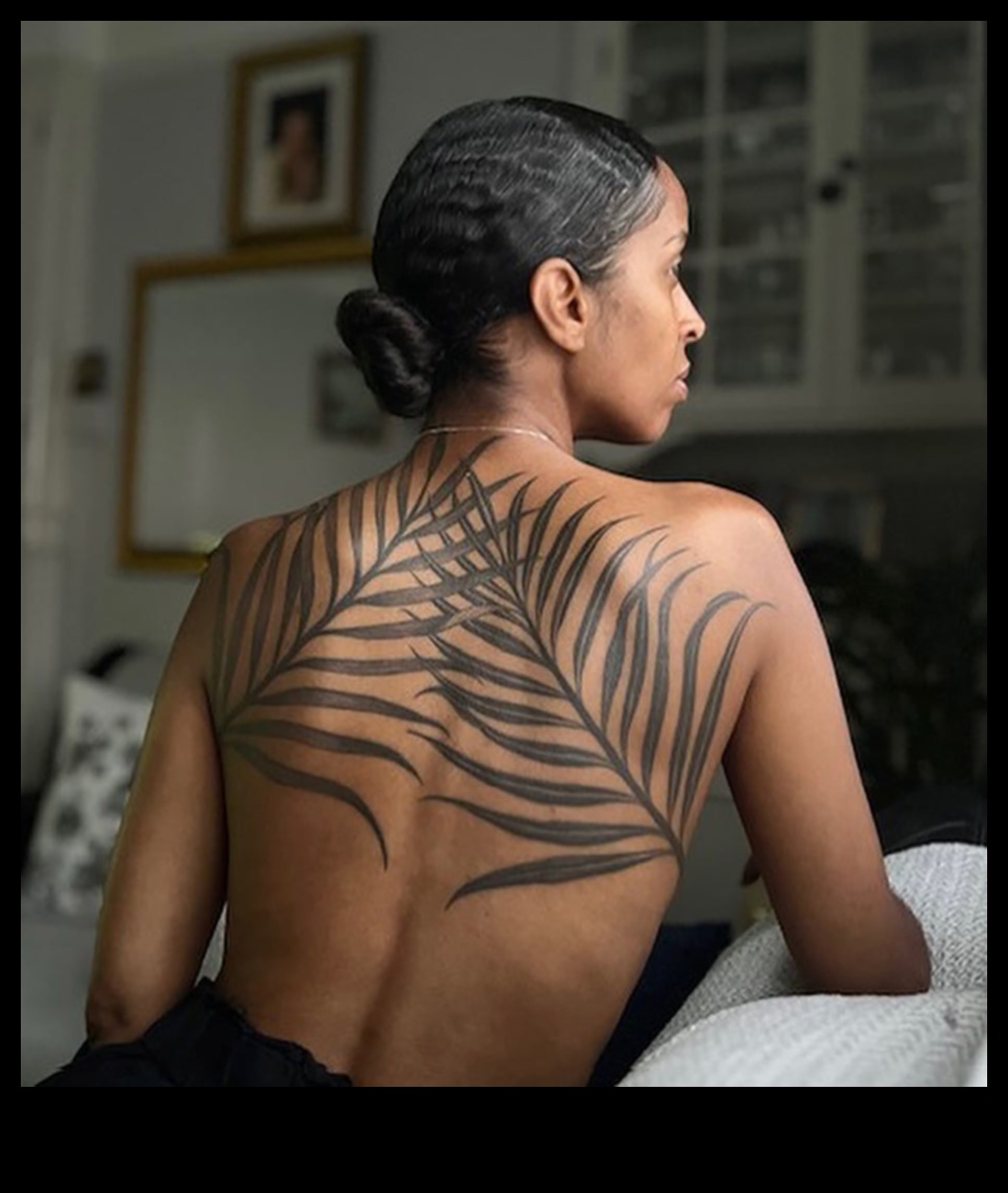 لوحة الطبيعة: أفكار الوشم العضوية والترابية