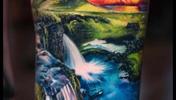 لوحة الطبيعة: أفكار الوشم العضوية والترابية