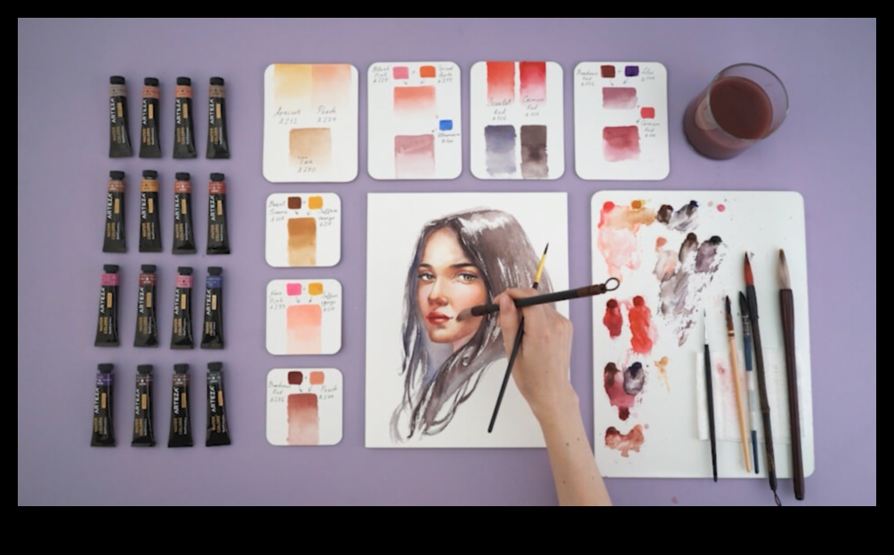 الألوان المصقولة: قم بتحويل بشرتك باستخدام تألق حبر الألوان المائية