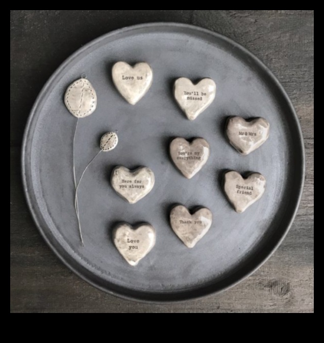 الرموز المدروسة: مفاهيم الهدايا الخاصة مع القلب