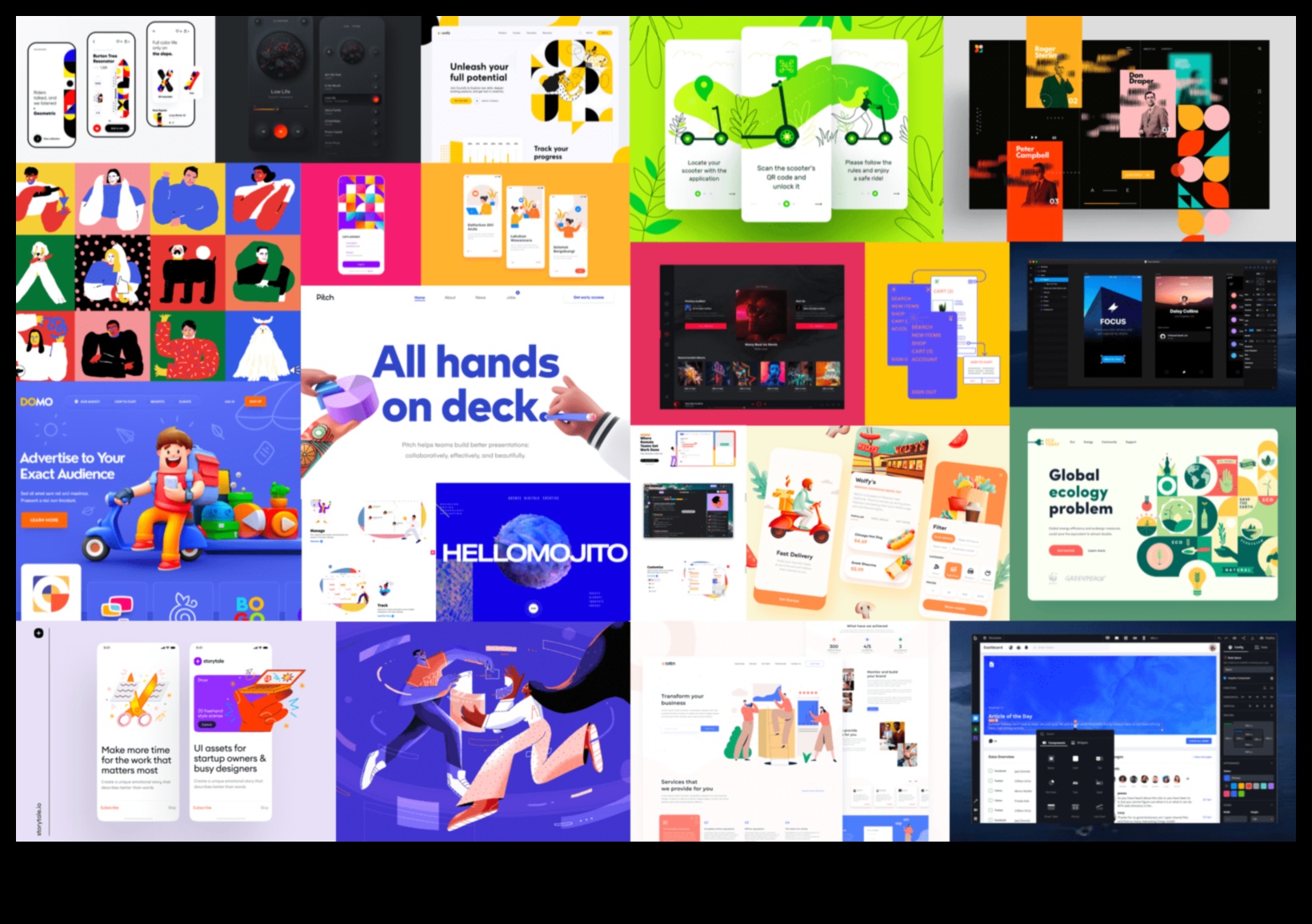 الاتجاهات المرئية: تاريخ تطور التصميم في تجربة المستخدم/واجهة المستخدم