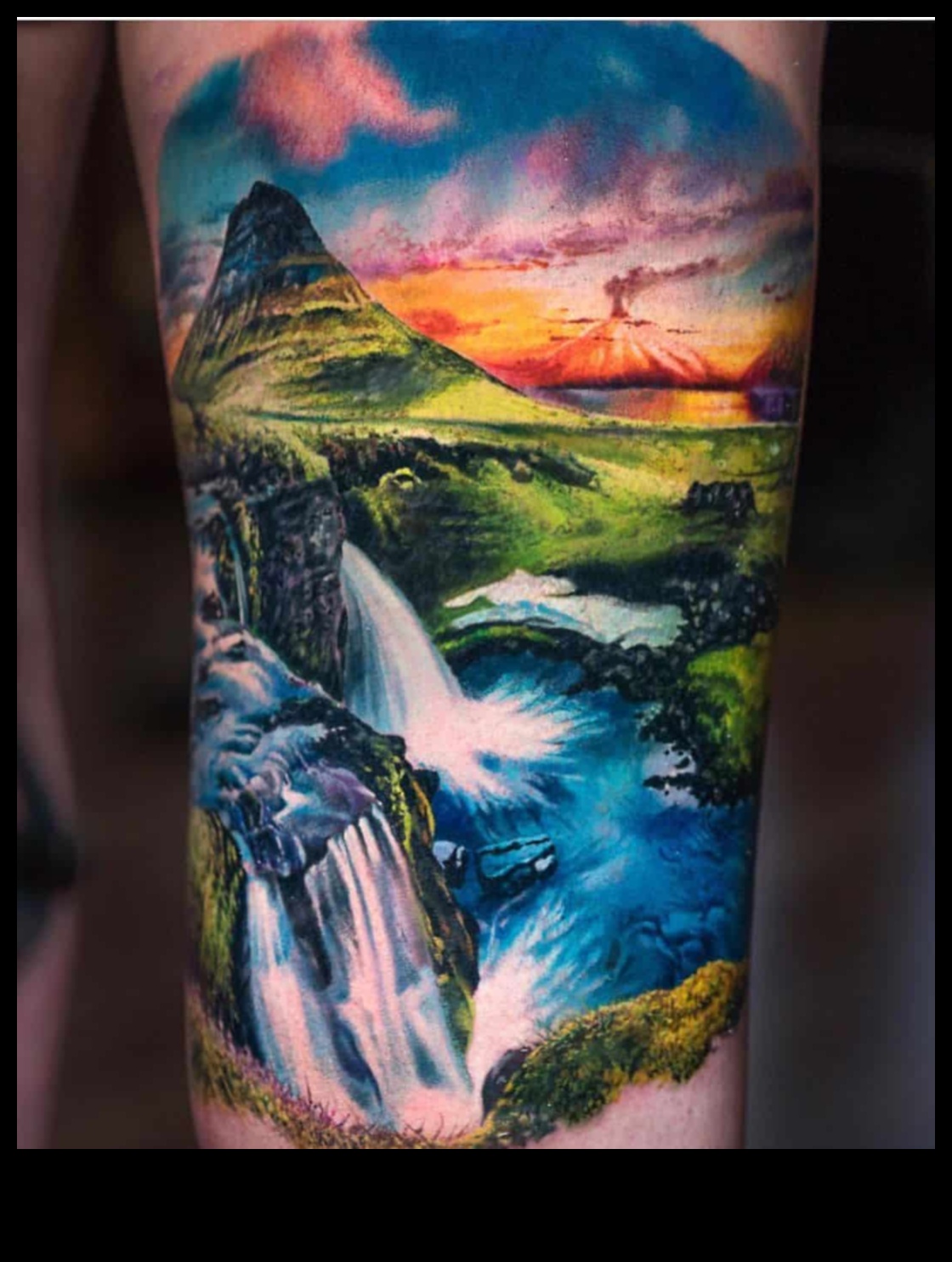 لوحة الطبيعة: أفكار الوشم العضوية والترابية